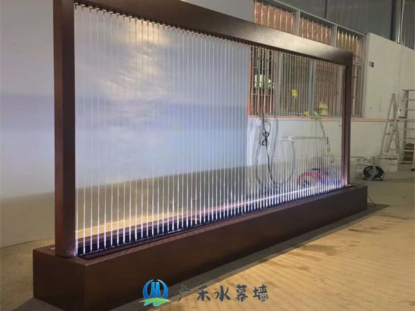 北京玻璃数字拉帘水幕墙GHSJQ-2