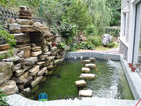 北京石材玻璃数控流水景观幕墙施工案例2