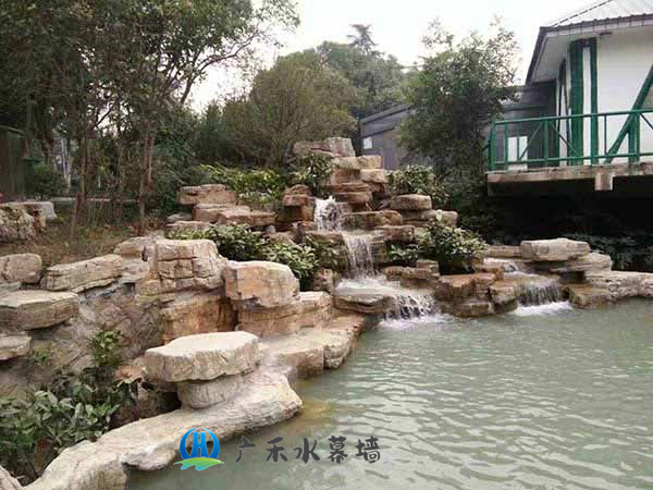 北京石材玻璃数控流水景观幕墙施工案例6