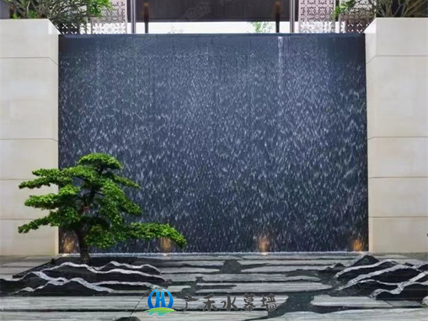 北京石材玻璃数控流水景观幕墙施工案例24